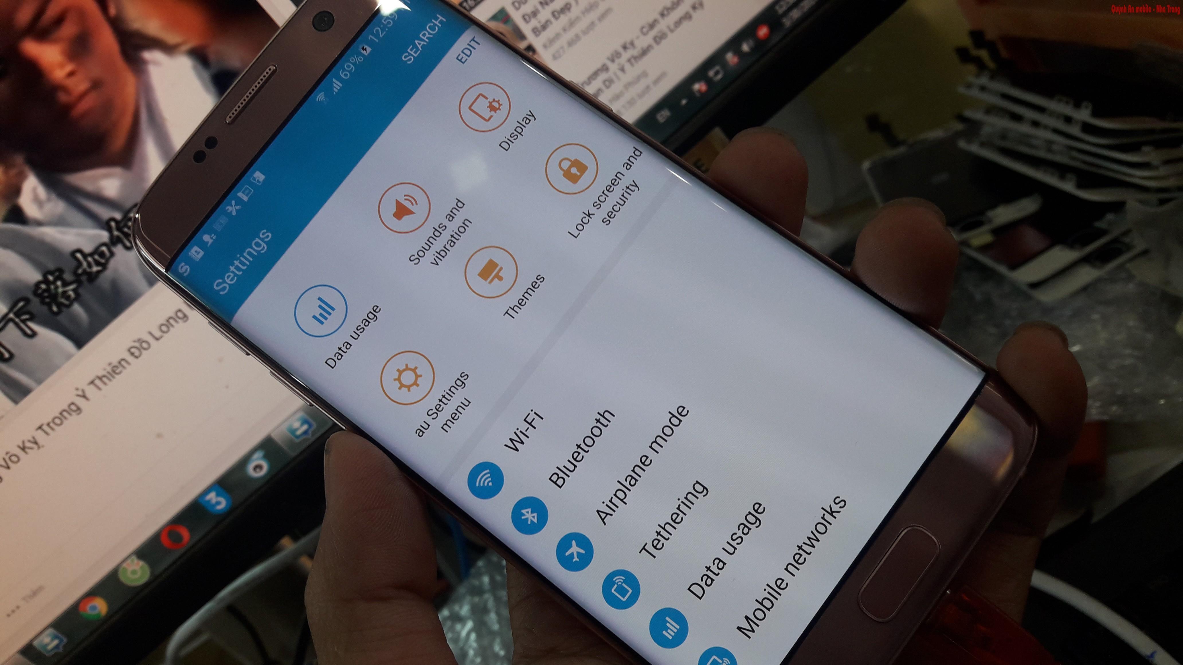Unlock s7 Edge Samsung galaxy S7 xách tay nhật tại nha Trang