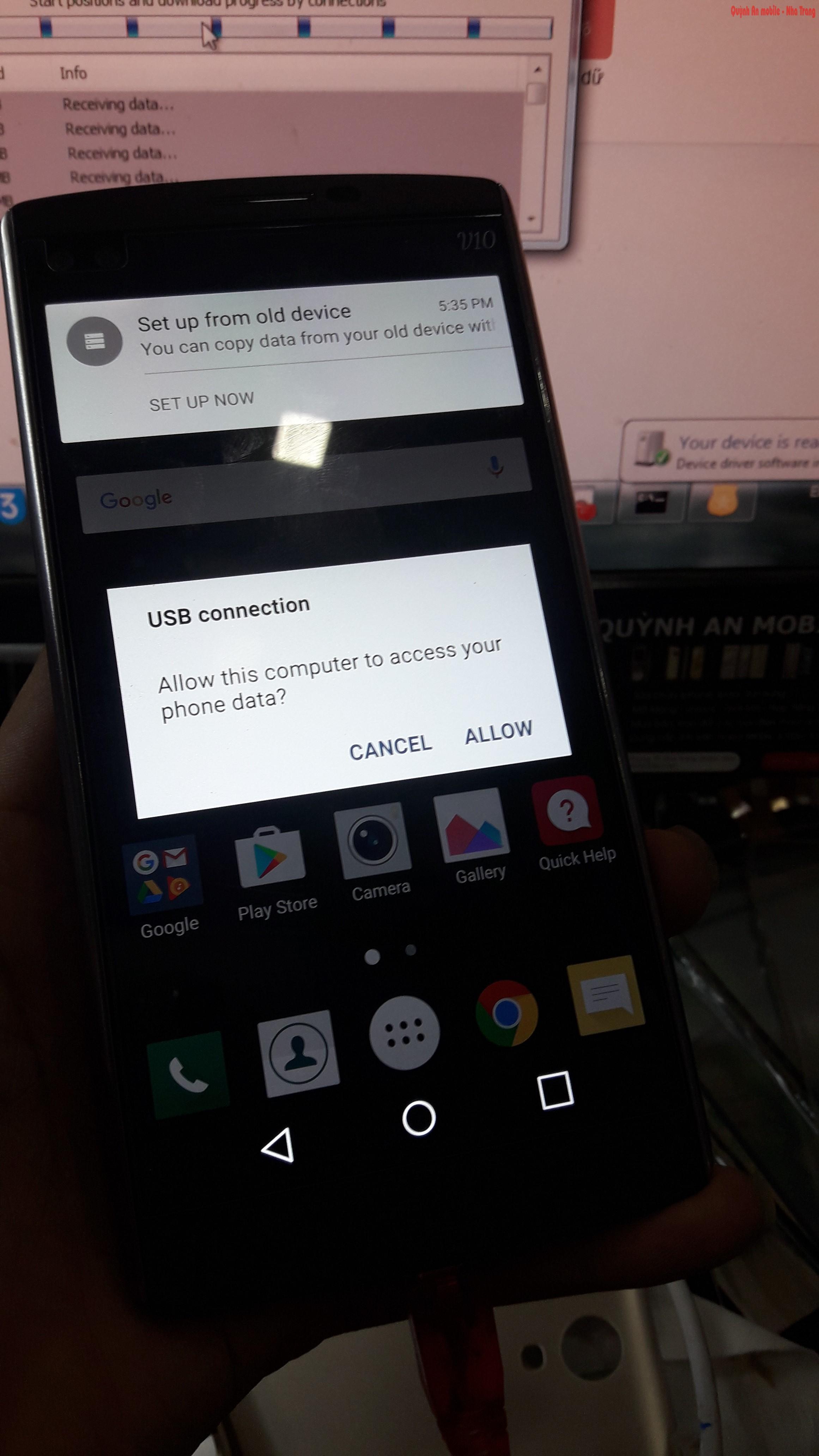 Xóa tài khoản Google cho LG V10 tại Nha Trang bằng thiết bị chuyên dụng, chờ lấy ngay.