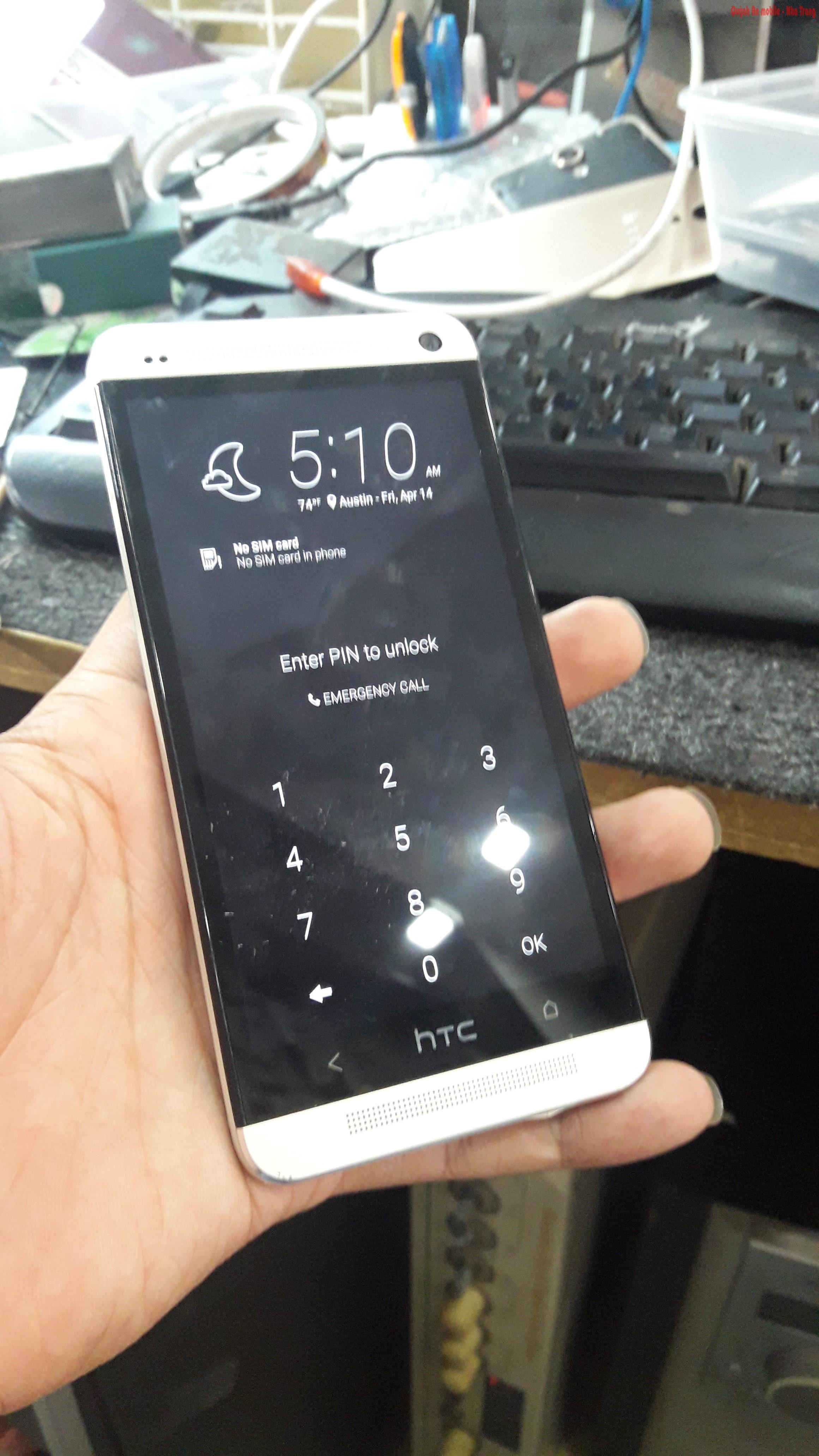 Nhập mã mở khóa máy HTC M7 xách tay nước ngoài về