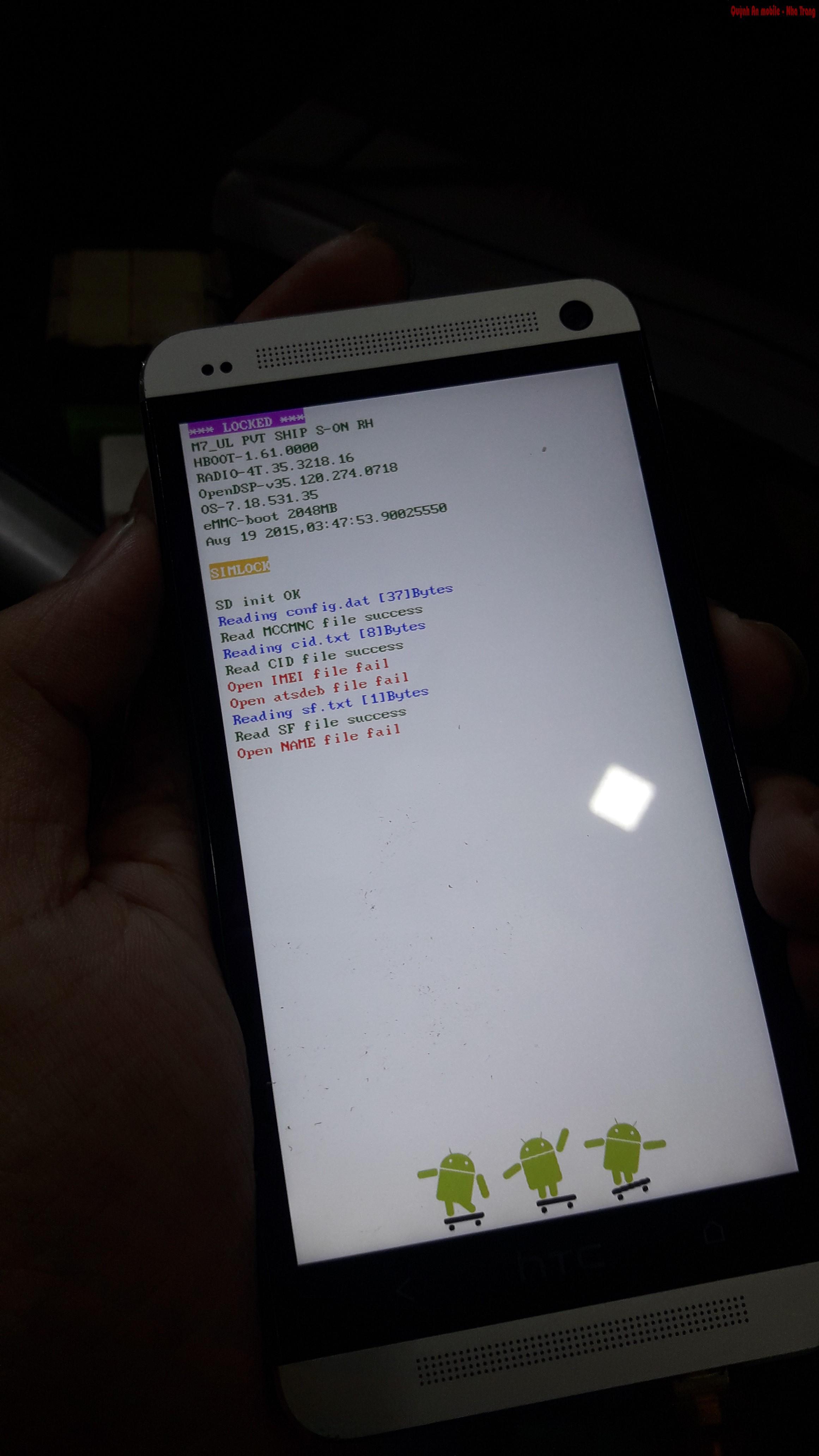 Unlock HTC M7 lấy ngay tại Nha Trang 2