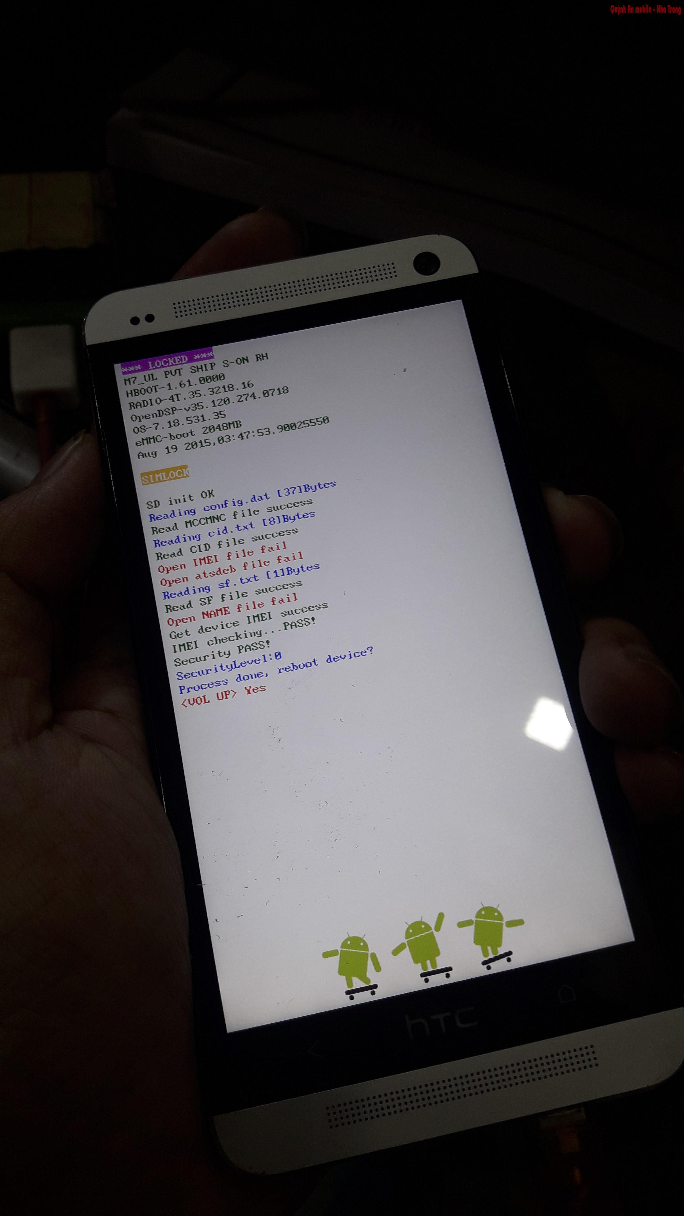 Unlock HTC M7 lấy ngay tại Nha Trang 3