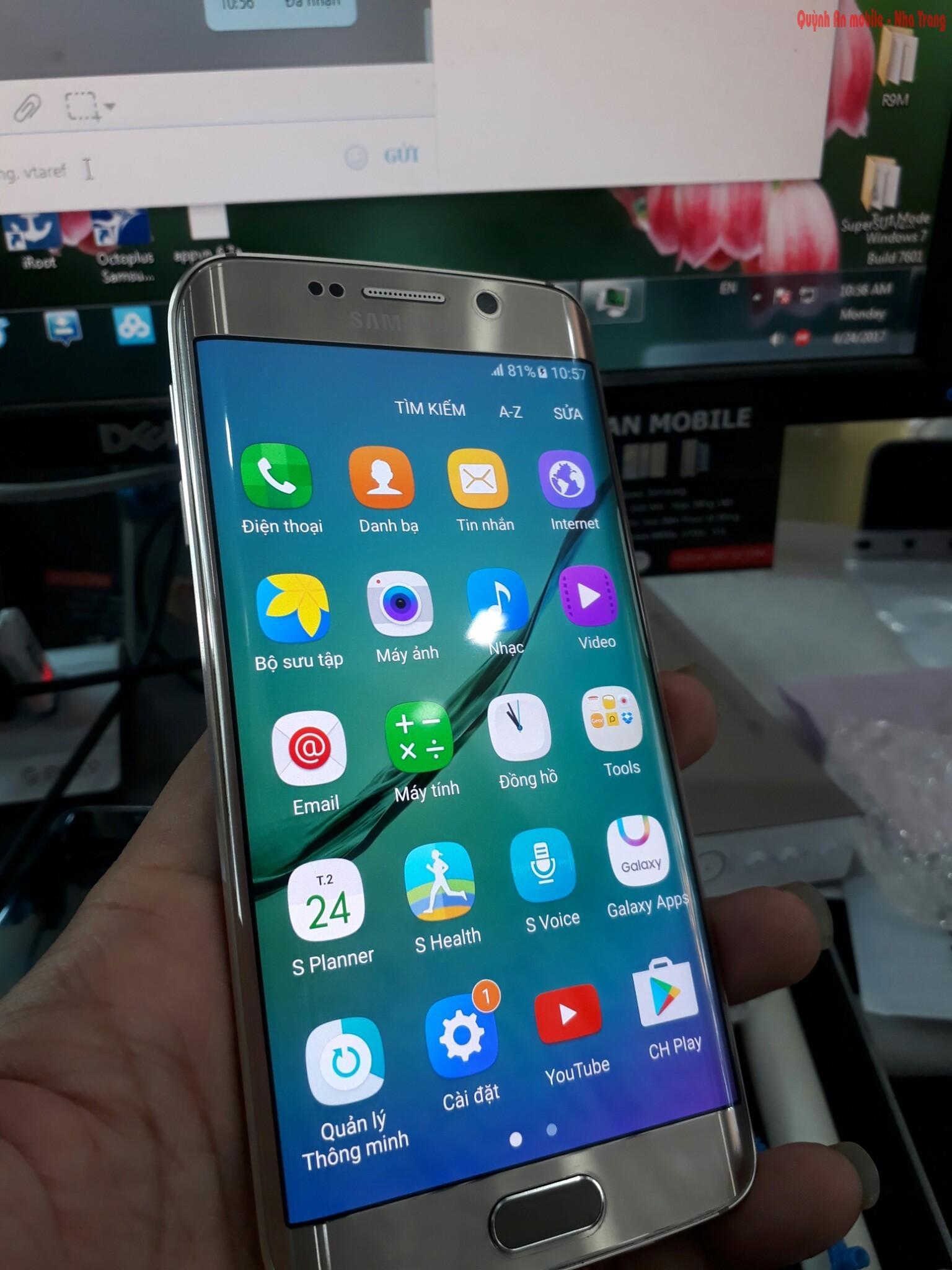 Unlock và nạp tiếng Việt cho Samsung galaxy S6 edge tại Nha Trang mã máy SM-G925F