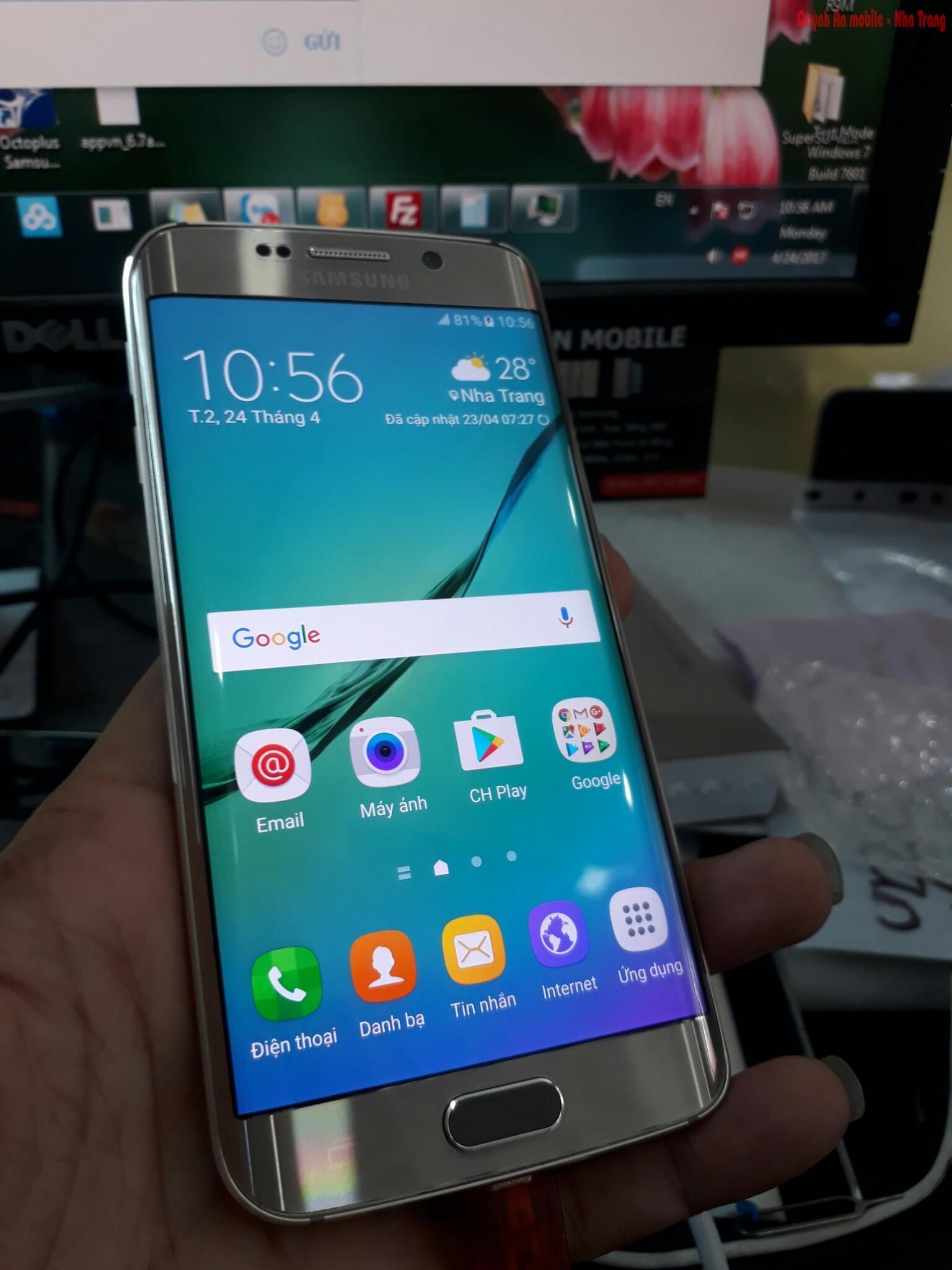 Unlock và nạp tiếng Việt cho Samsung galaxy S6 edge tại Nha Trang mã máy SM-G925F