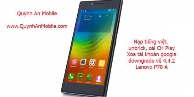 Nạp tiếng Việt Lenovo P70-A, repair boot Lenovo P70-A 11