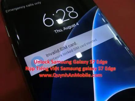 Unlock Samsung Galaxy S7 edge tại Nha Trang 3