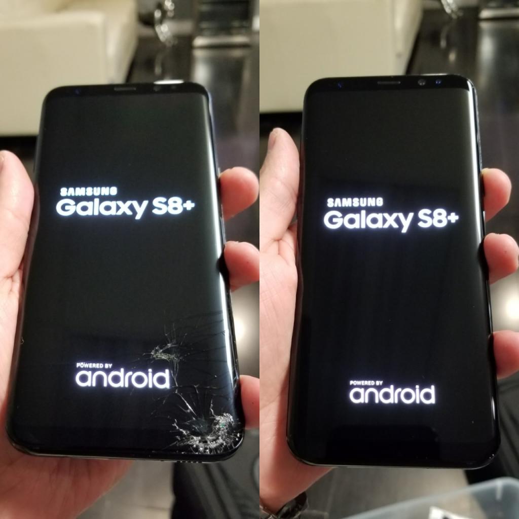 Ép kính galaxy s8+ Nha Trang