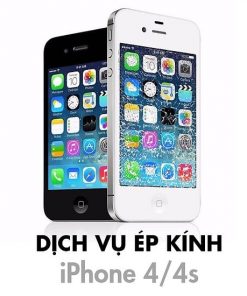 ép kính iphone 4,4s