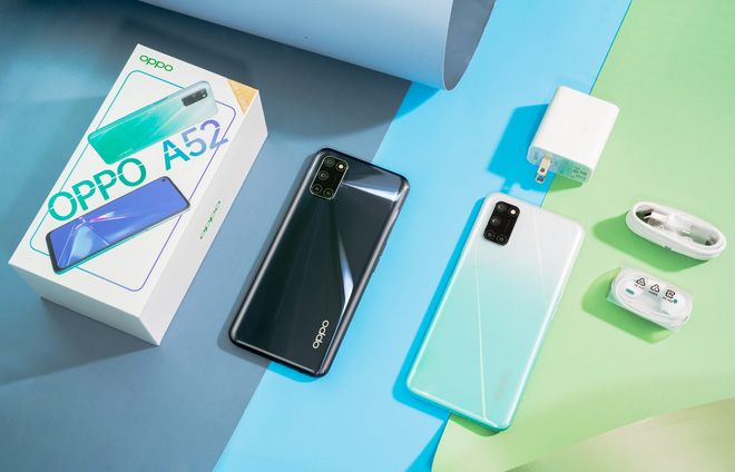 OPPO A52 ra mắt tại VN: Màn hình chấm O mới, cụm 4 camera AI, pin 5000mAh, giá 5.99 triệu đồng - Ảnh 1. OPPO A52 ra mắt tại VN: Màn hình chấm O mới, cụm 4 camera AI, pin 5000mAh, giá 5.99 triệu đồng - Ảnh 1.
