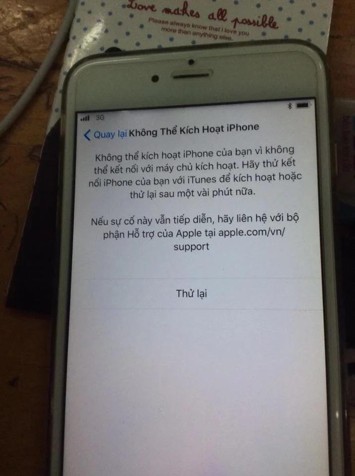 Sửa iphone 5,5s,5c lỗi không kích hoạt được tại Nha Trang 1