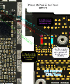 Sửa iPhone 6s, 6S Plus mất đèn flash tại Nha Trang