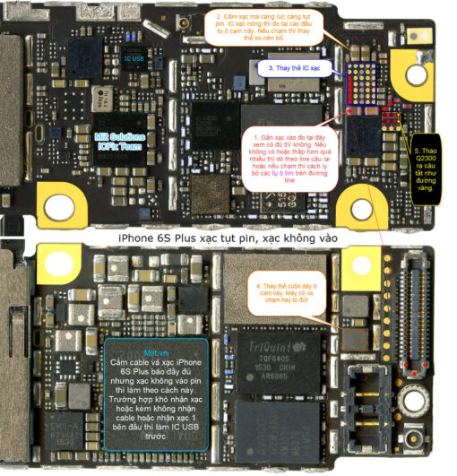 Sửa Iphone 6s, 6s Plus không sạc được tại Nha Trang 1