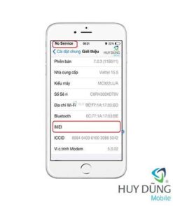 Sửa iphone 7 ,iphone 7 plus bị mất imei tại Nha Trang