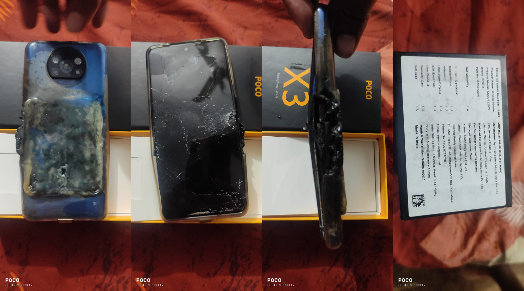 POCO X3 phát nổ khi đang sạc, Xiaomi chối bỏ trách nhiệm - Ảnh 1.