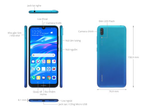 Thay vỏ Huawei y7 2019 tại Nha Trang 1