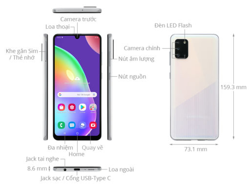 Thay màn hình, Ép kính cảm ứng, thay pin, sửa chữa Điện thoại Samsung Galaxy A31 giá tốt tại Nha Trang 1