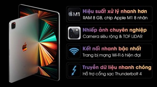 Thay màn hình, Ép kính cảm ứng, thay pin, sửa chữa Máy tính bảng iPad Pro M1 11 inch WiFi 128GB (2021) giá tốt tại Nha Trang 1