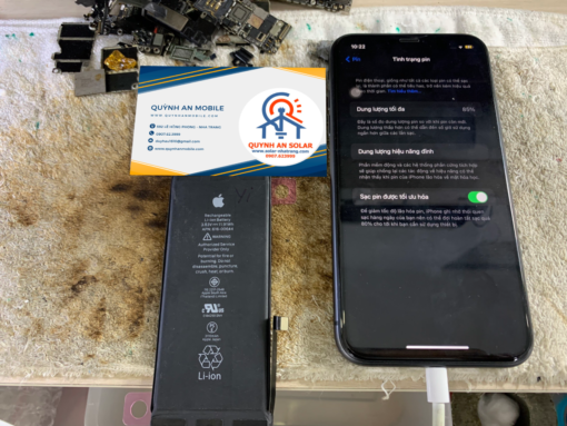 Thay pin iphone không báo bảo trì "Không thể xác minh pin iPhone” (Nha Trang) Lỗi và cách Fix lỗi 8